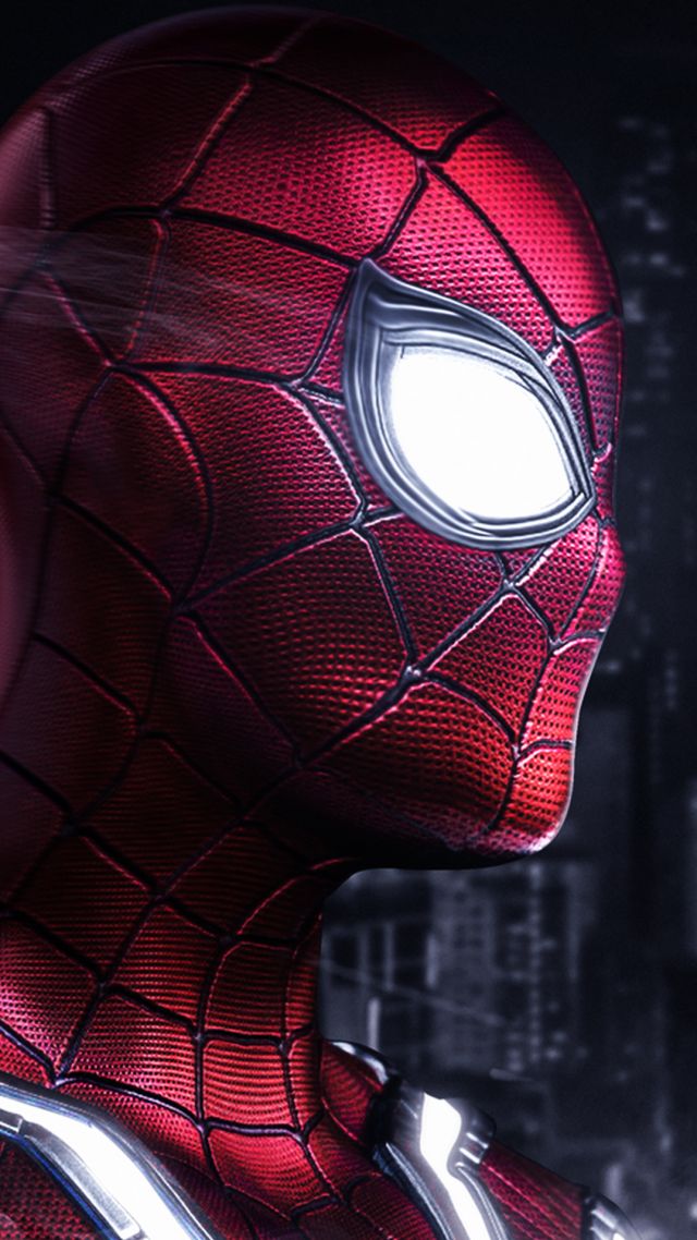 iron spider wallpaper,spider man,fictional character,superhero,magenta,art