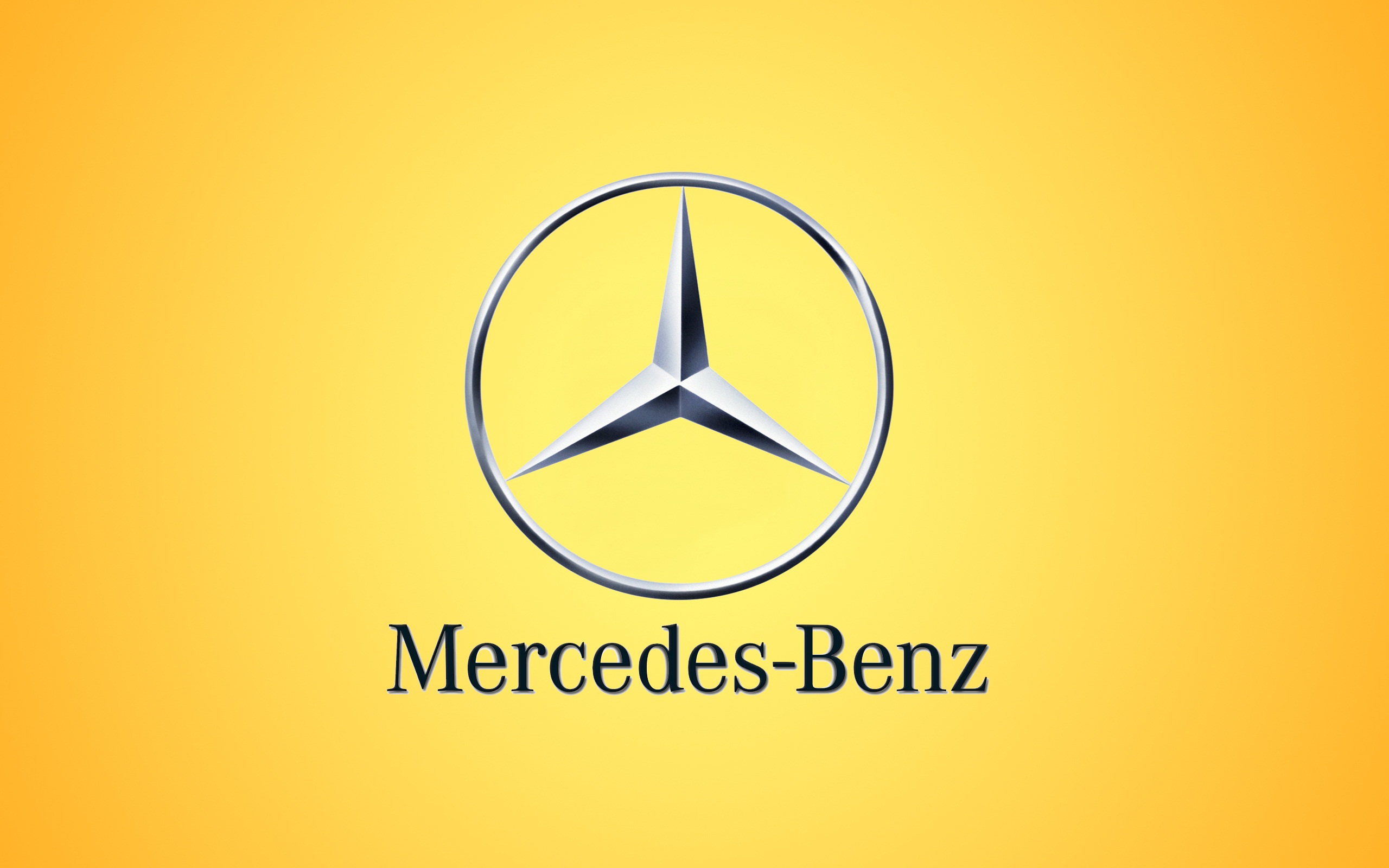 benz logo fondo de pantalla,amarillo,texto,fuente,línea,gráficos