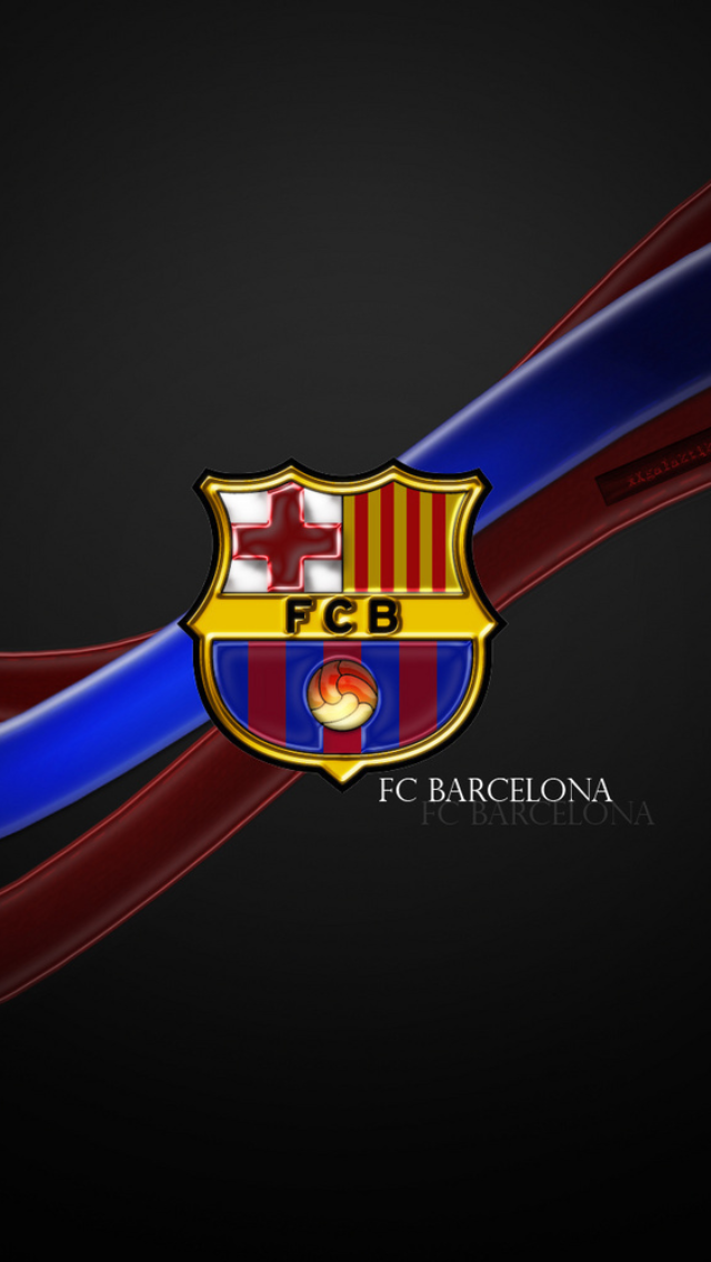Fc Barcelona Phone Wallpaper Red Emblem Flag Logo Font 8509 Wallpaperuse