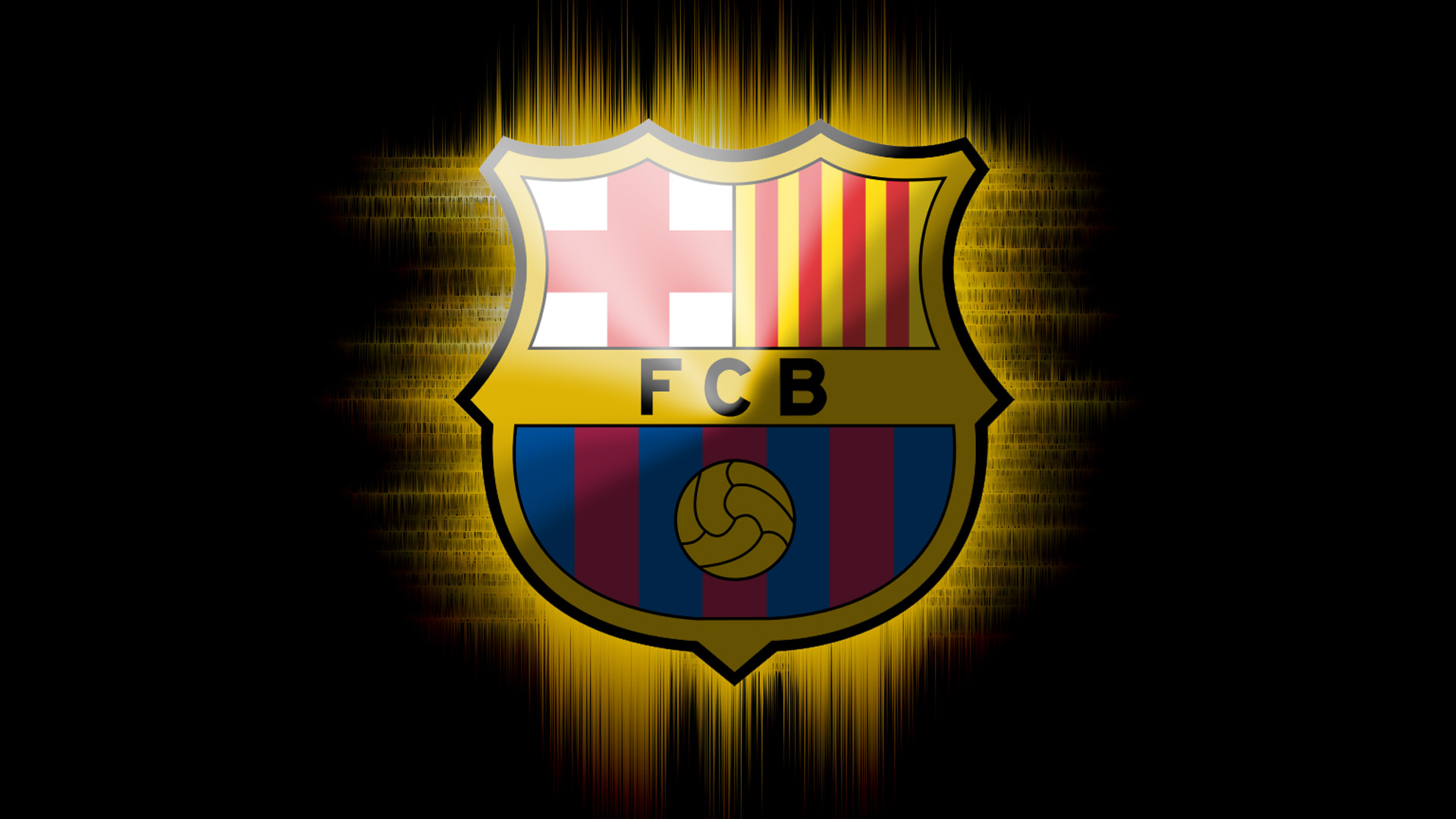 fond d'écran barcelone 3d,emblème,jaune,symbole,crête,illustration