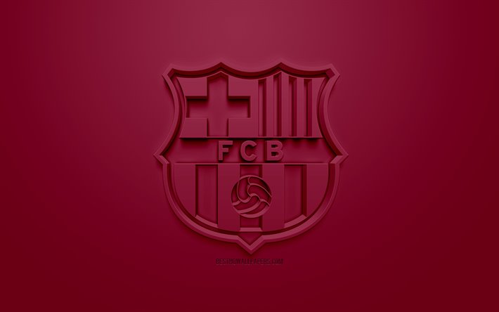 barcellona wallpaper 3d,rosso,emblema,font,simbolo,grafica