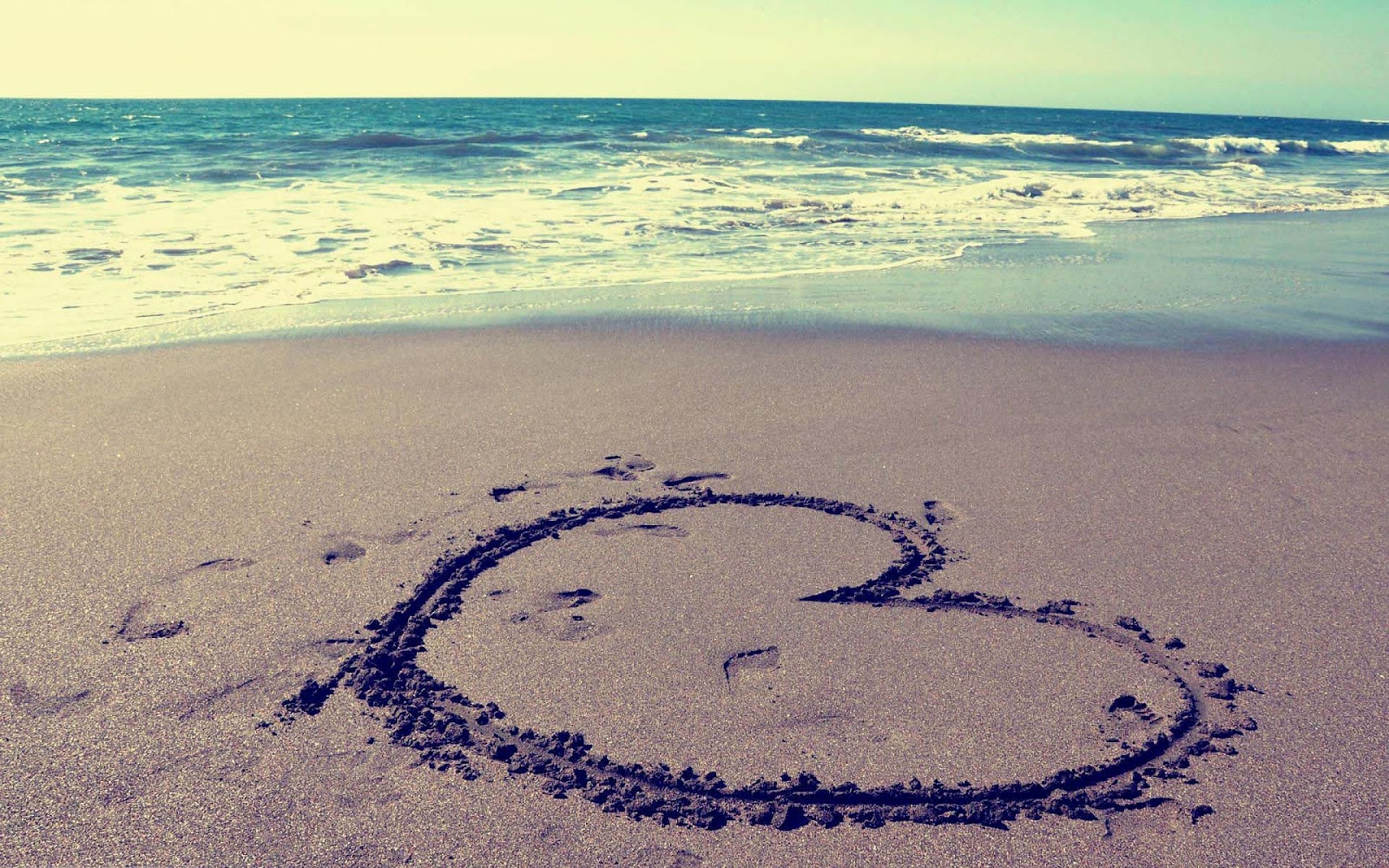 벽지 메이크,모래,바닷가,사랑,바다,대양