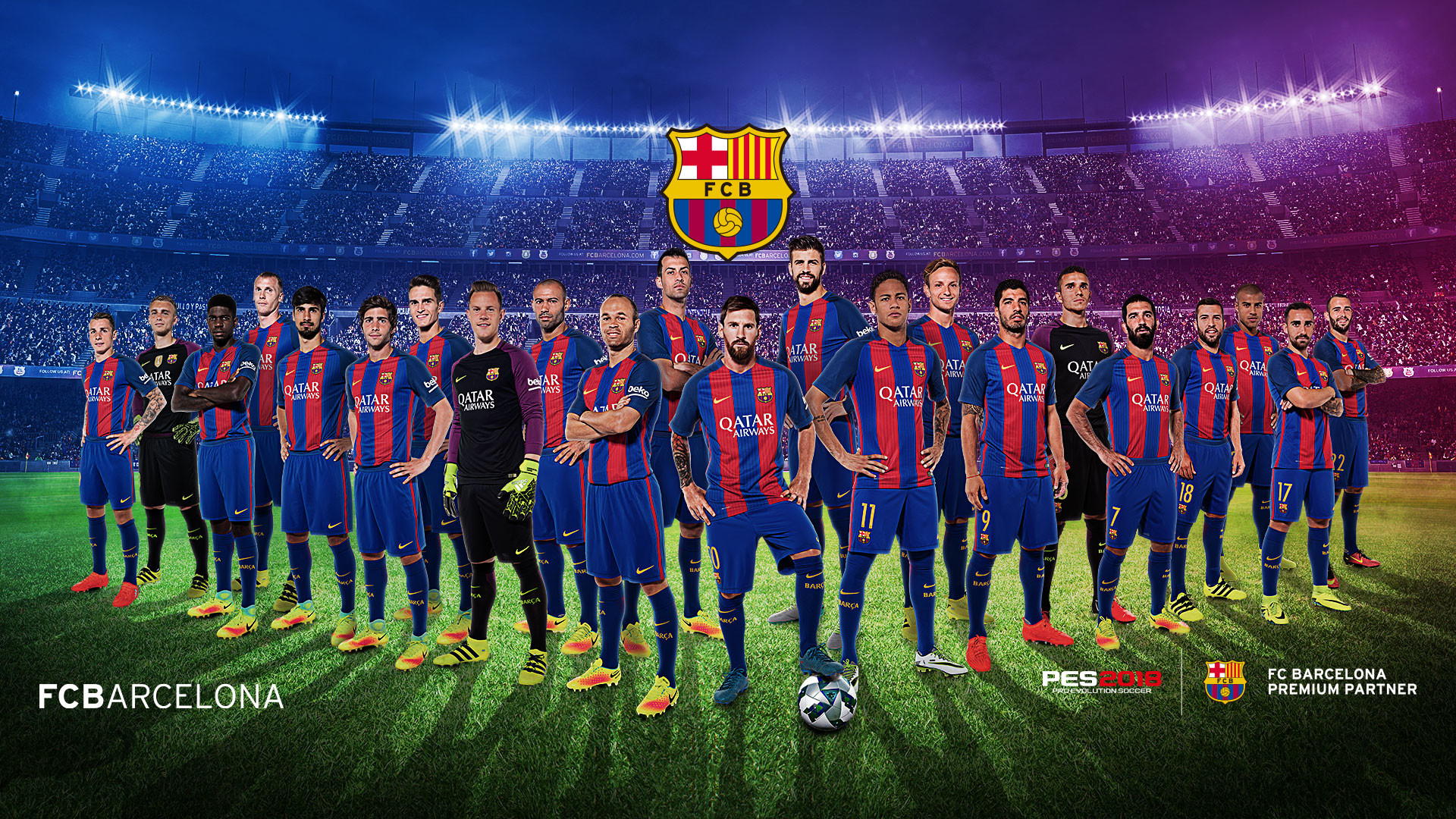 barcelona players wallpaper,team,product,sport venue,team sport,stadium