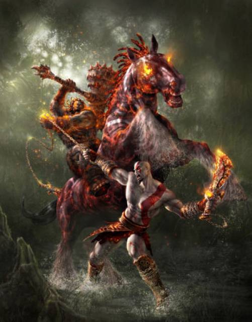 barbarian king wallpaper,demon,mythology,cg artwork,fictional character,dragon