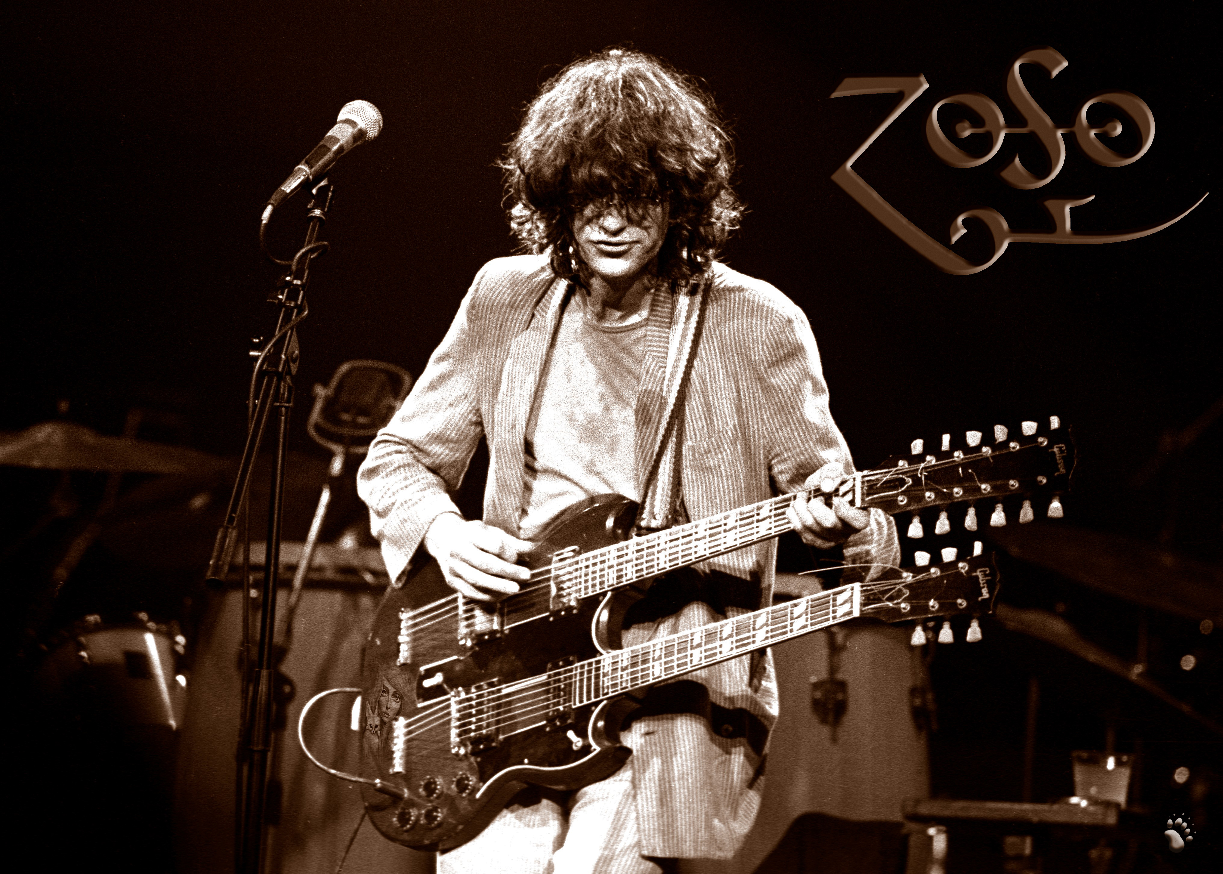 jimmy page wallpaper,string instrument,musical instrument,guitar,musician,music