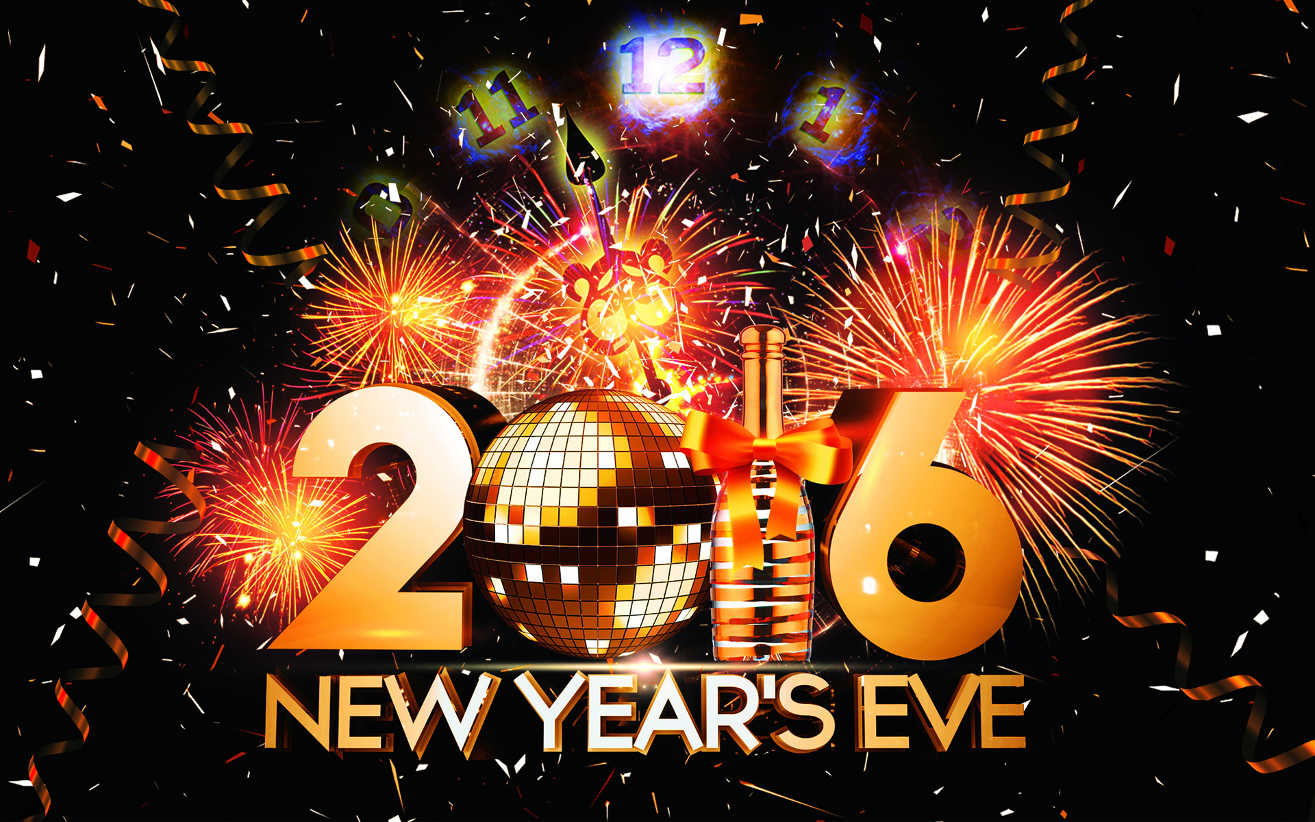 new wallpaper 2016 hd,fireworks,new year,new years day,text,event
