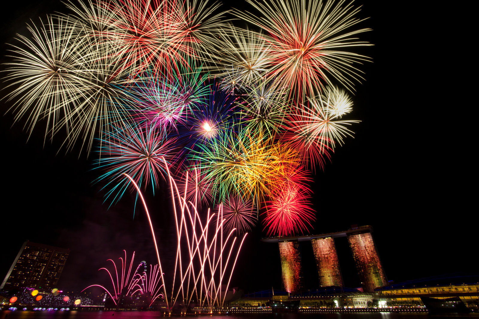 nuovo sfondo 2016 hd,fuochi d'artificio,natura,capodanno,evento,notte