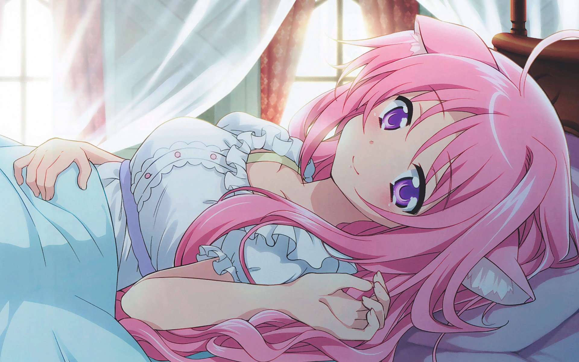 carta da parati cane anime,cartone animato,anime,cg artwork,bocca,rosa