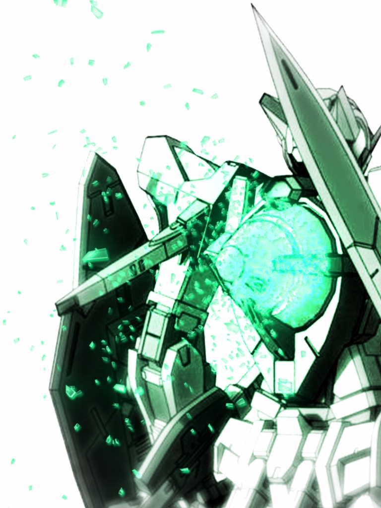 gn wallpaper download,green,fictional character,technology,illustration,mecha