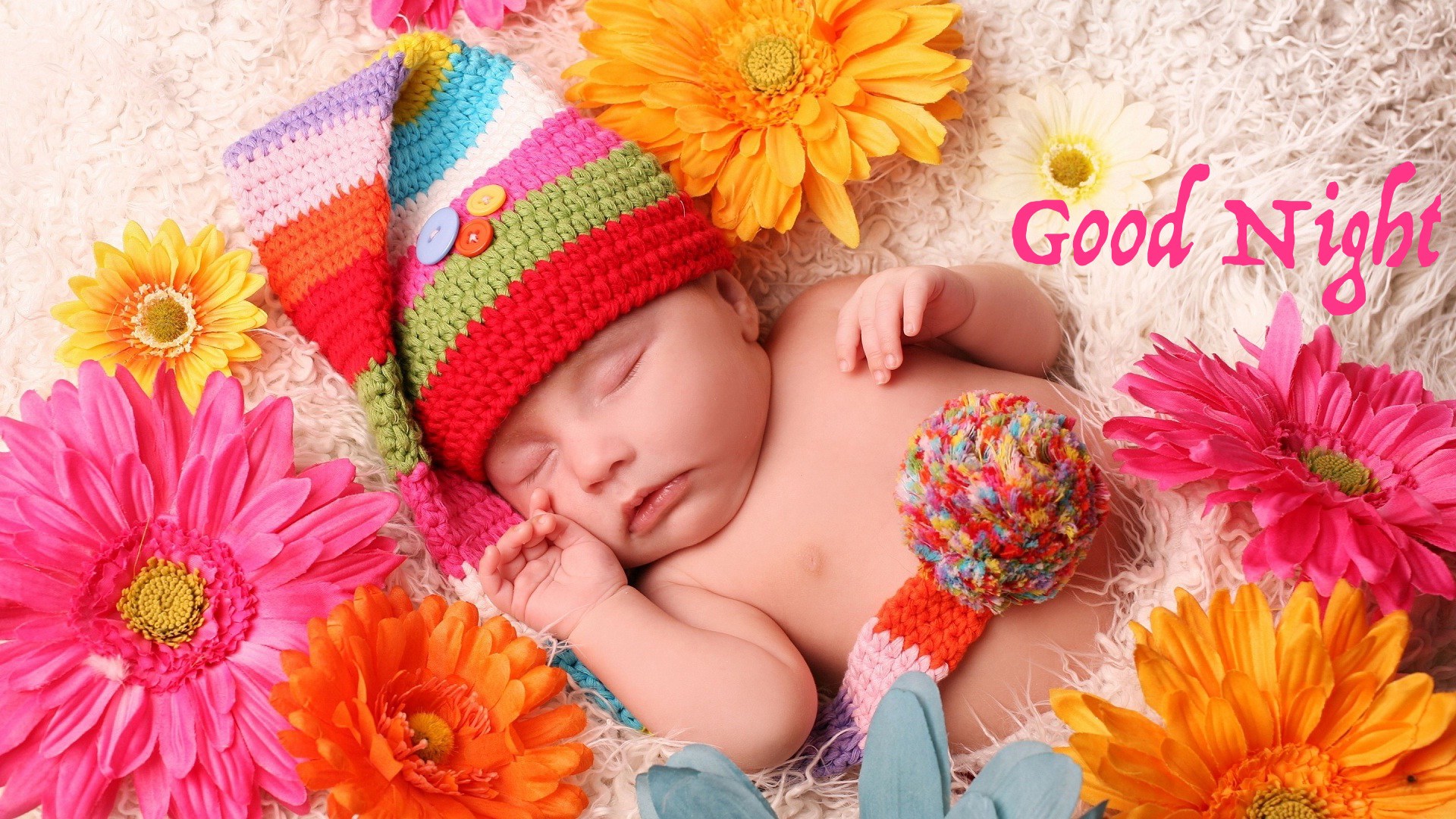 good night baby wallpaper,child,baby,headgear,flower,plant