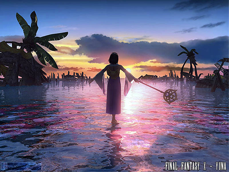 fond d'écran final fantasy 10,ciel,le coucher du soleil,la photographie,monde,mer