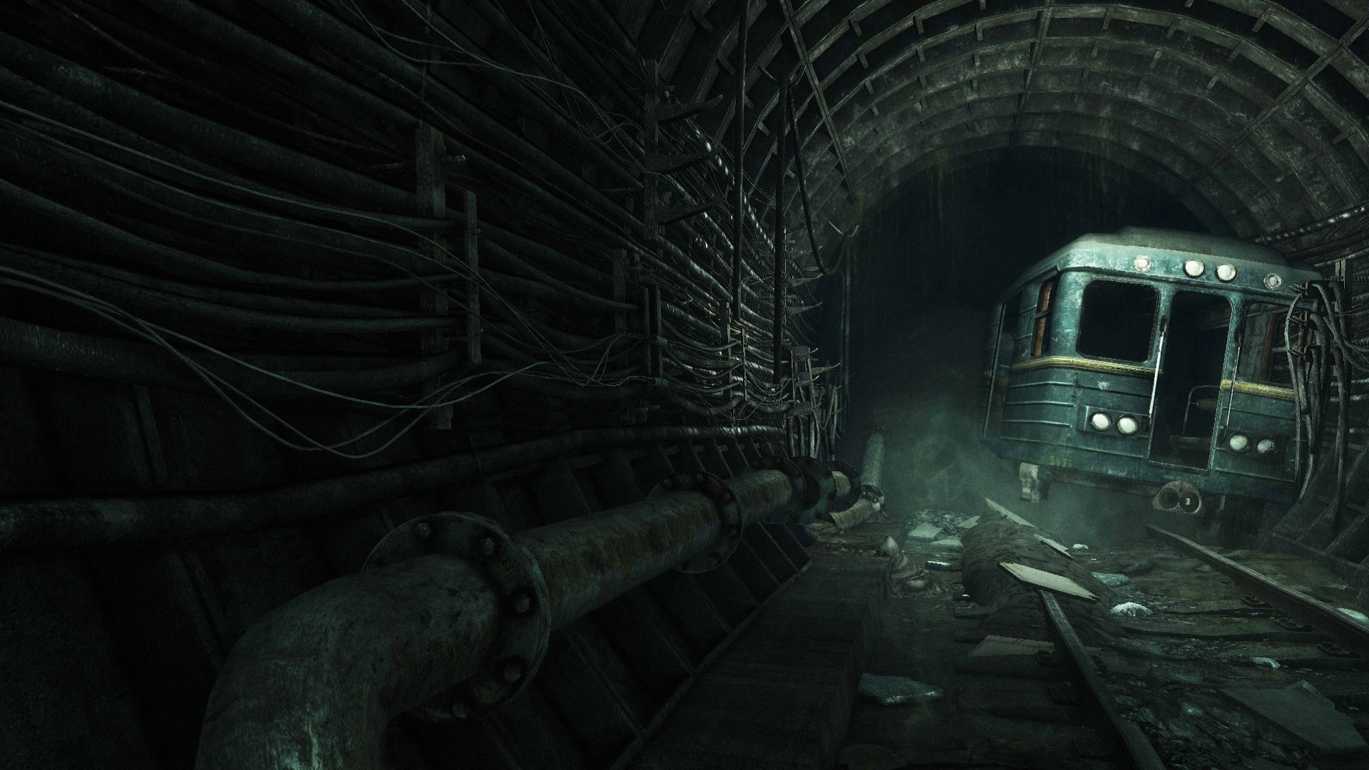 metro train wallpaper,darkness,action adventure game,pc game,tunnel,screenshot