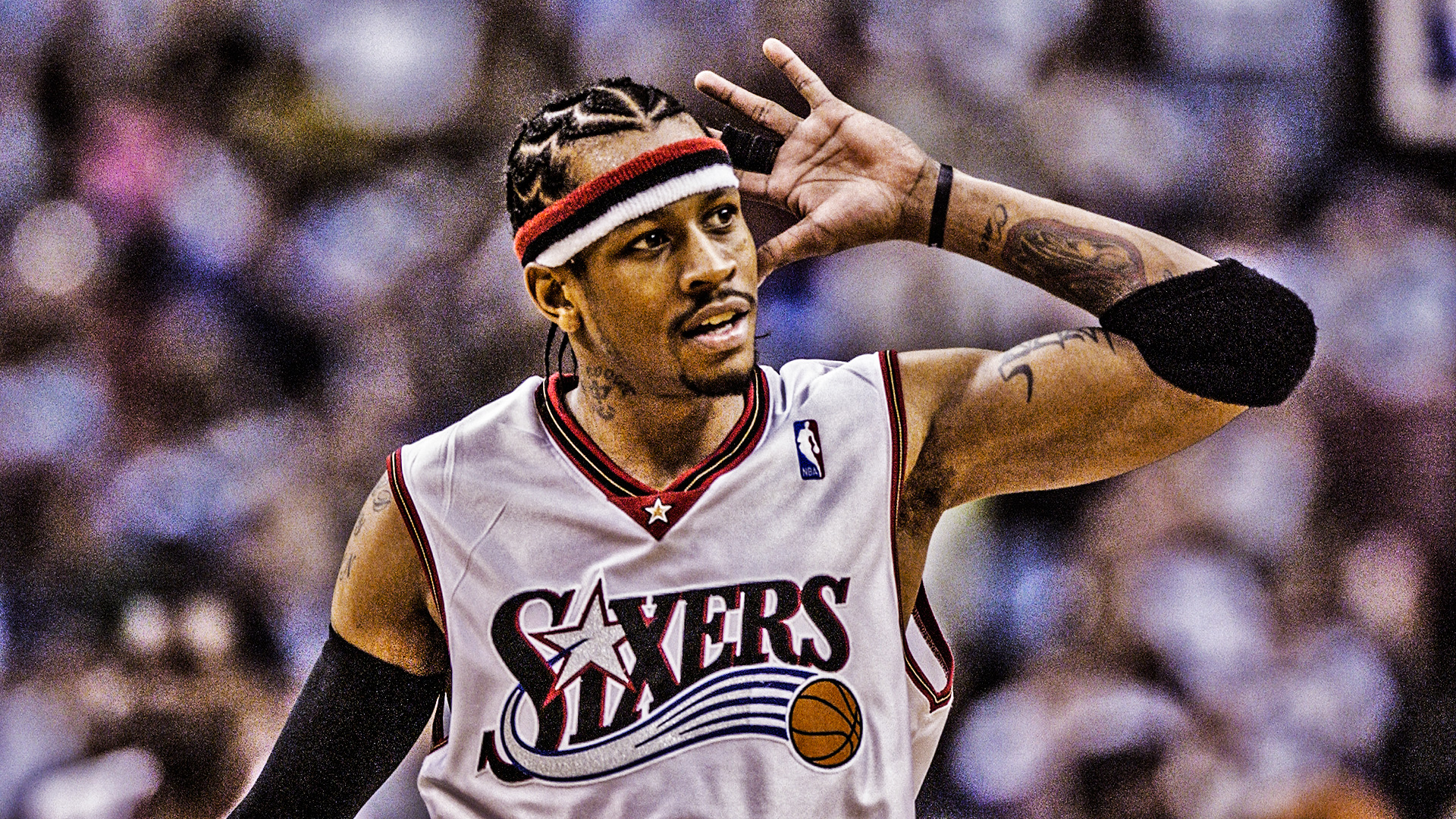 iverson wallpaper,basketball player,player,team sport,jersey,forehead