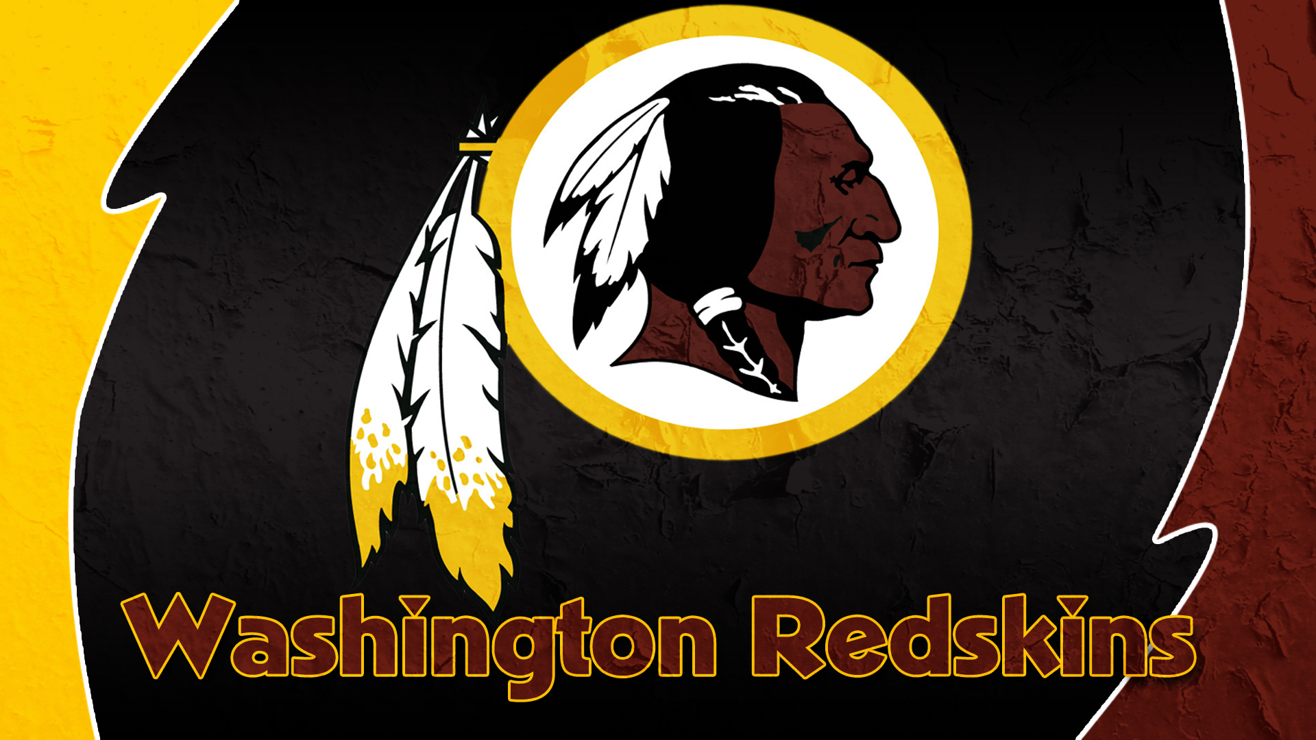 washington redskins tapete,gelb,schriftart,grafik,poster,grafikdesign