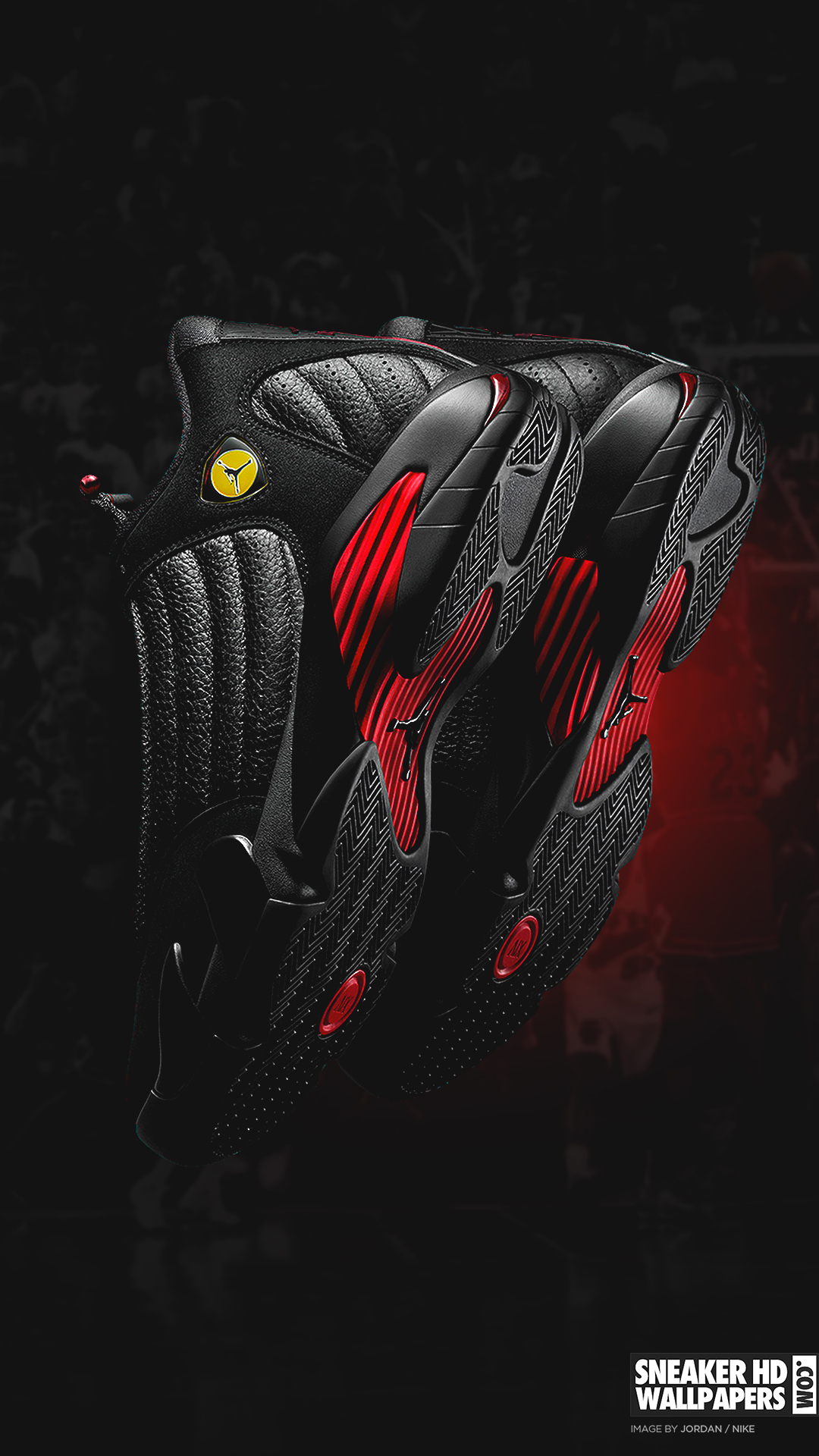 sneaker iphone wallpaper,black,red,automotive design,carmine,footwear