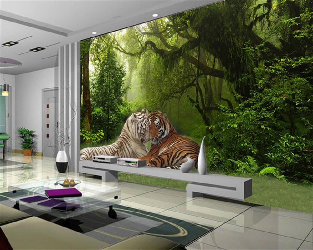 dormitorio fondo de pantalla,tigre,tigre de bengala,tigre siberiano,habitación,diseño de interiores