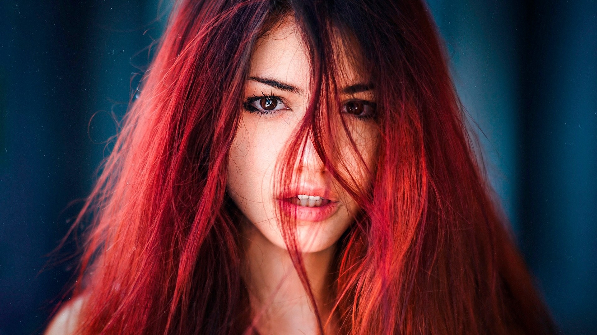 open girl wallpaper,hair,face,red,red hair,eyebrow