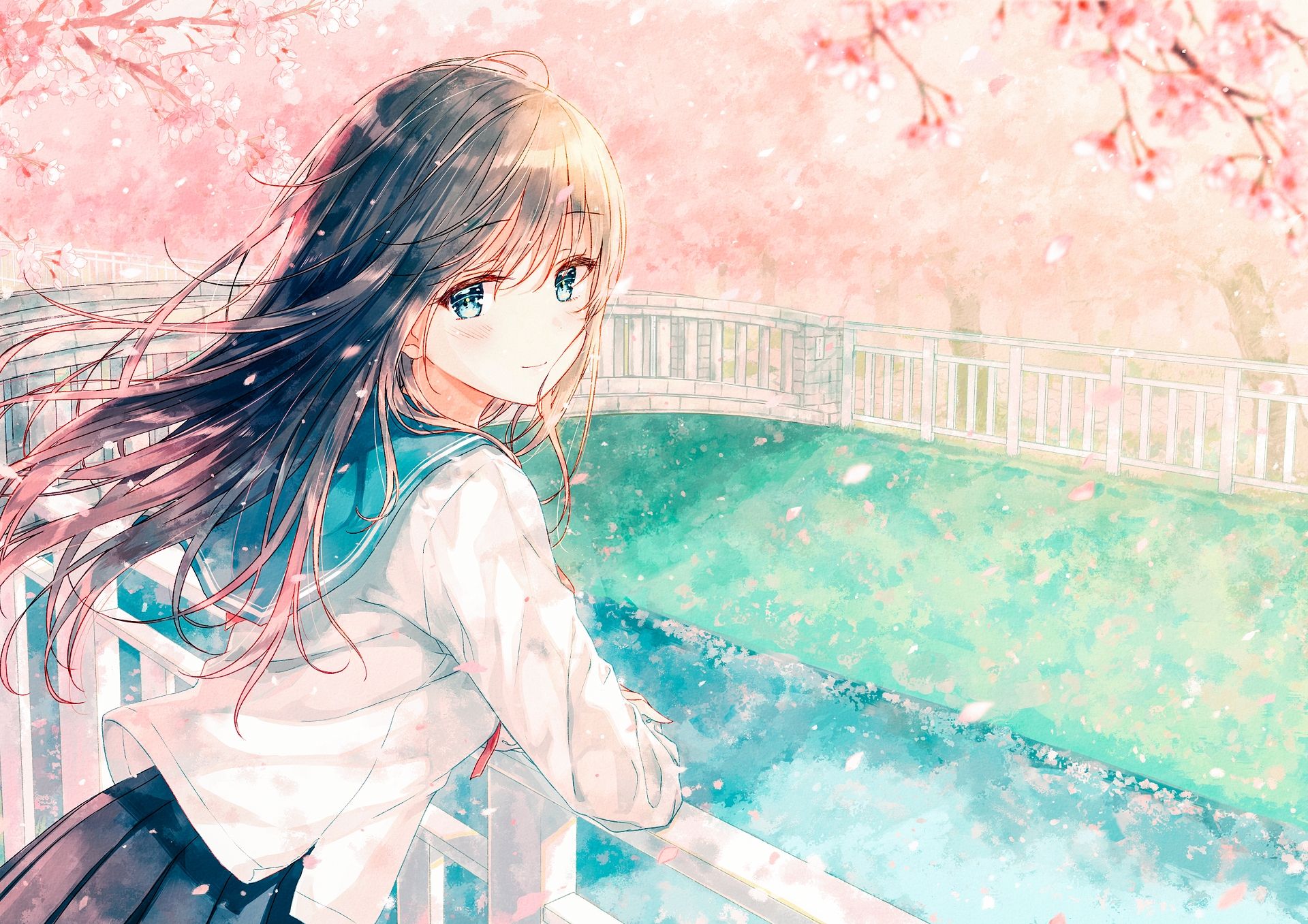 top girl wallpaper,anime,cartoon,cg artwork,illustration,pink