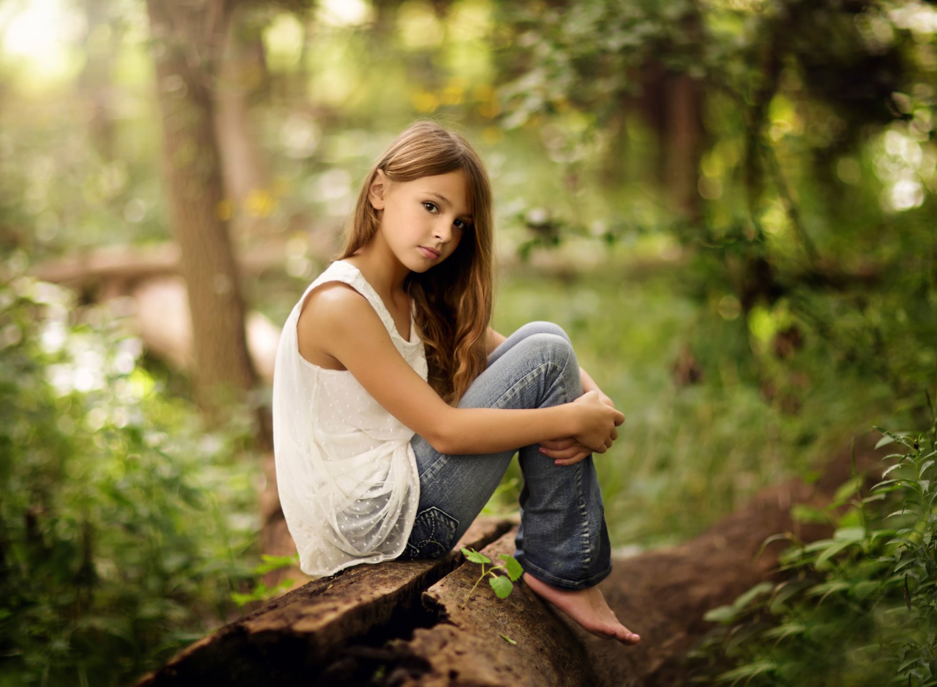 若い女の子の壁紙,自然,写真,美しさ,木,自然の風景