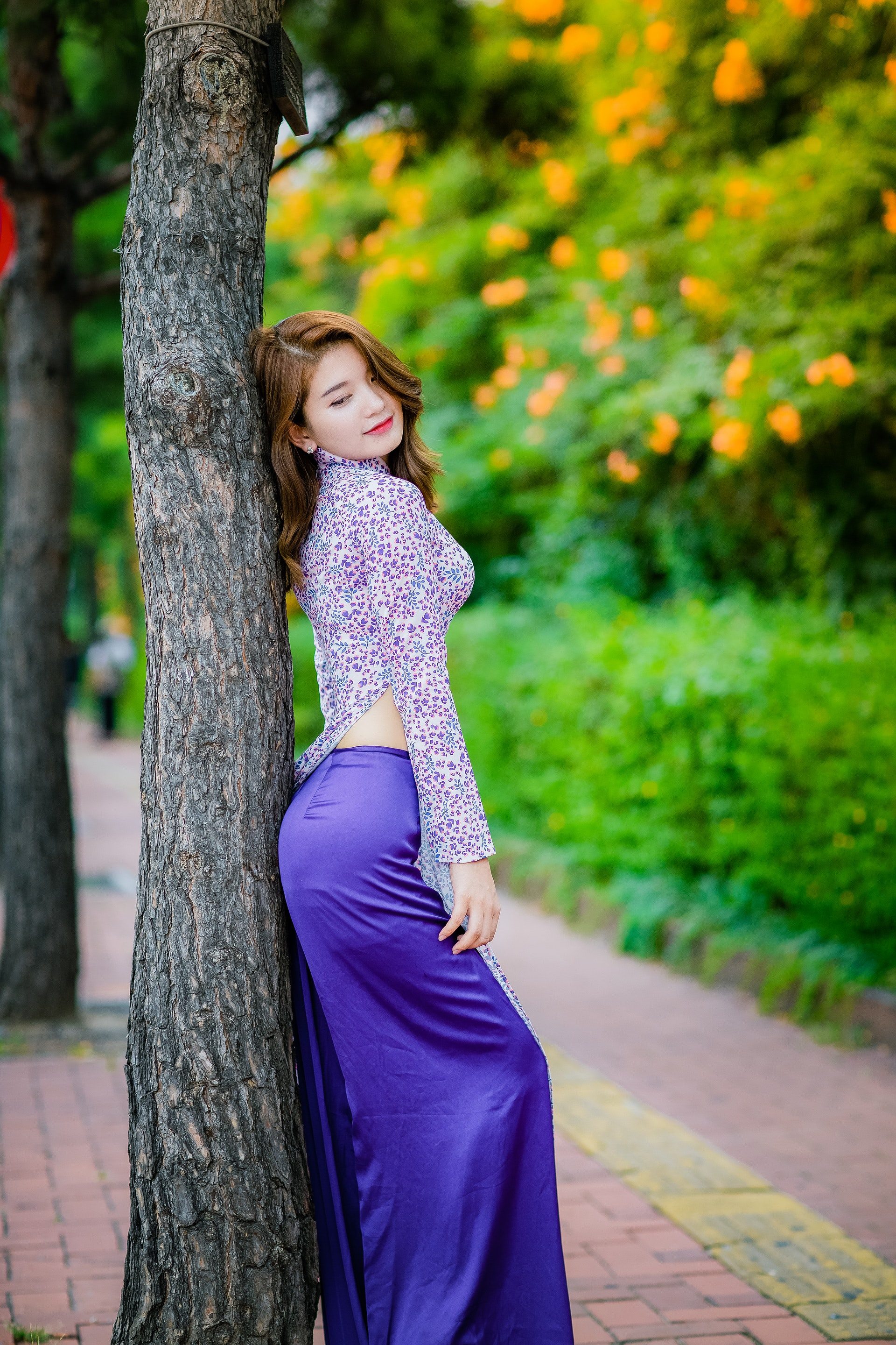 model girl wallpaper,clothing,photograph,dress,beauty,purple