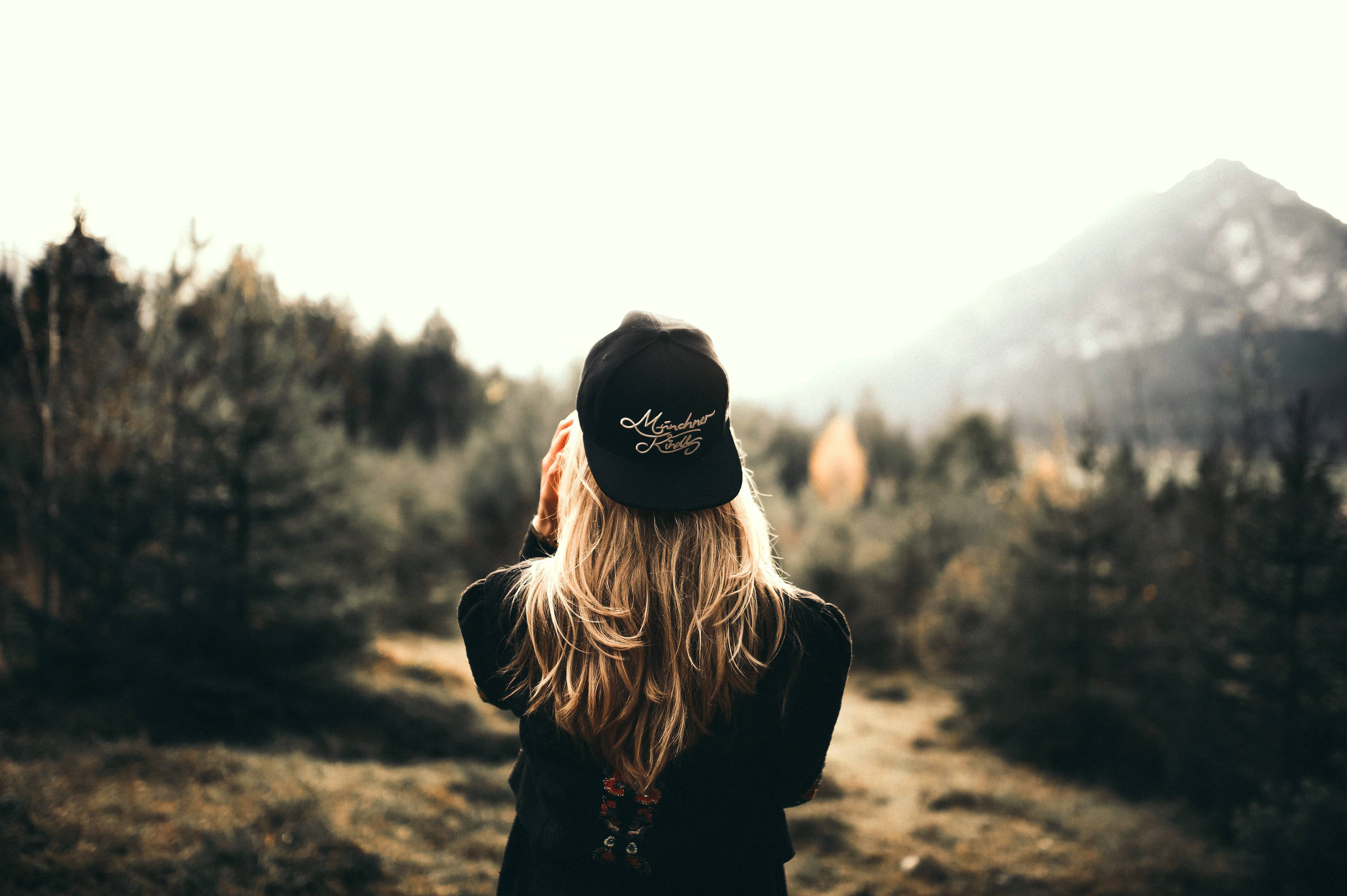 back girl wallpaper,people in nature,hair,photograph,sky,nature