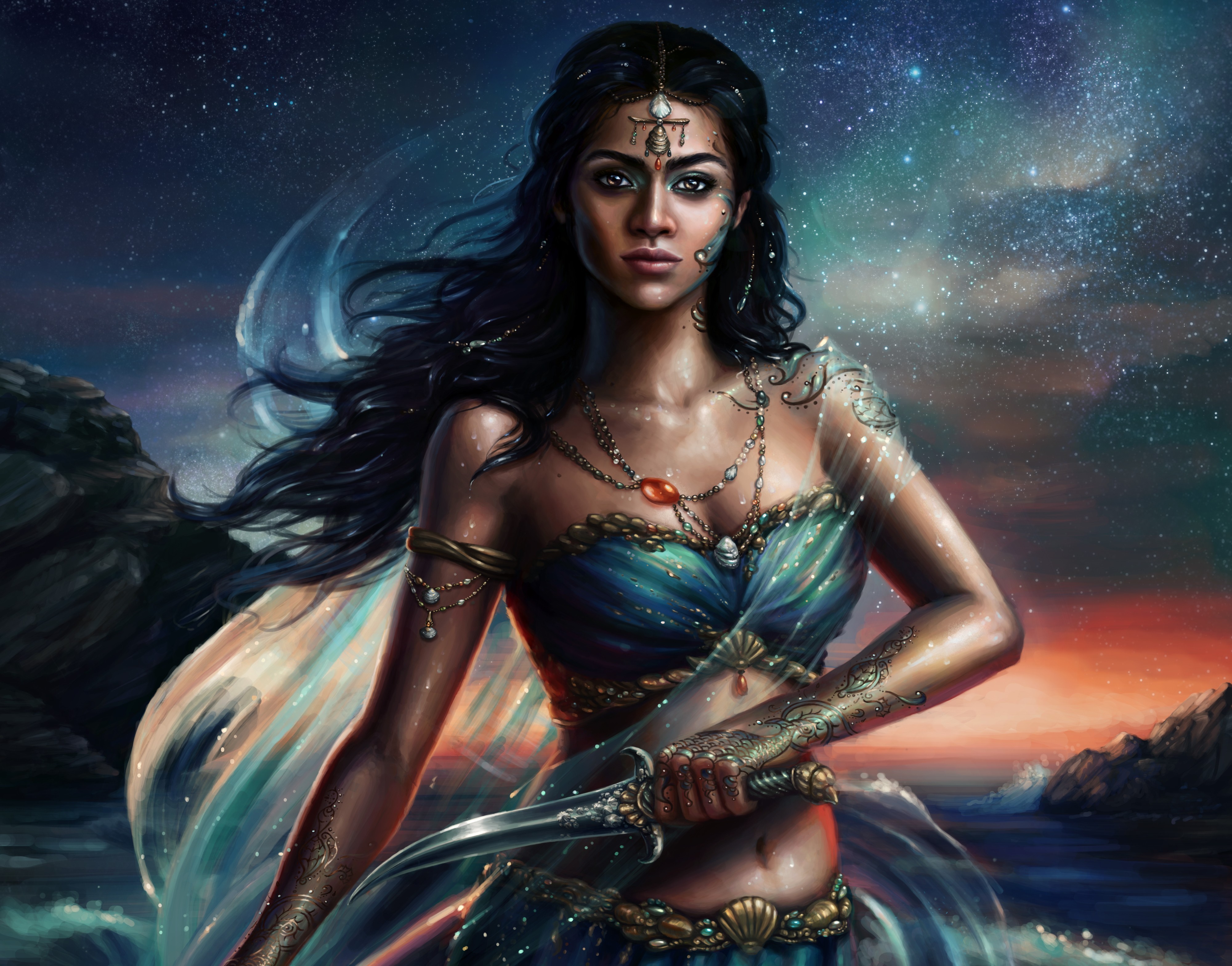 fantasy women wallpaper,cg artwork,mythology,fictional character,illustration,art