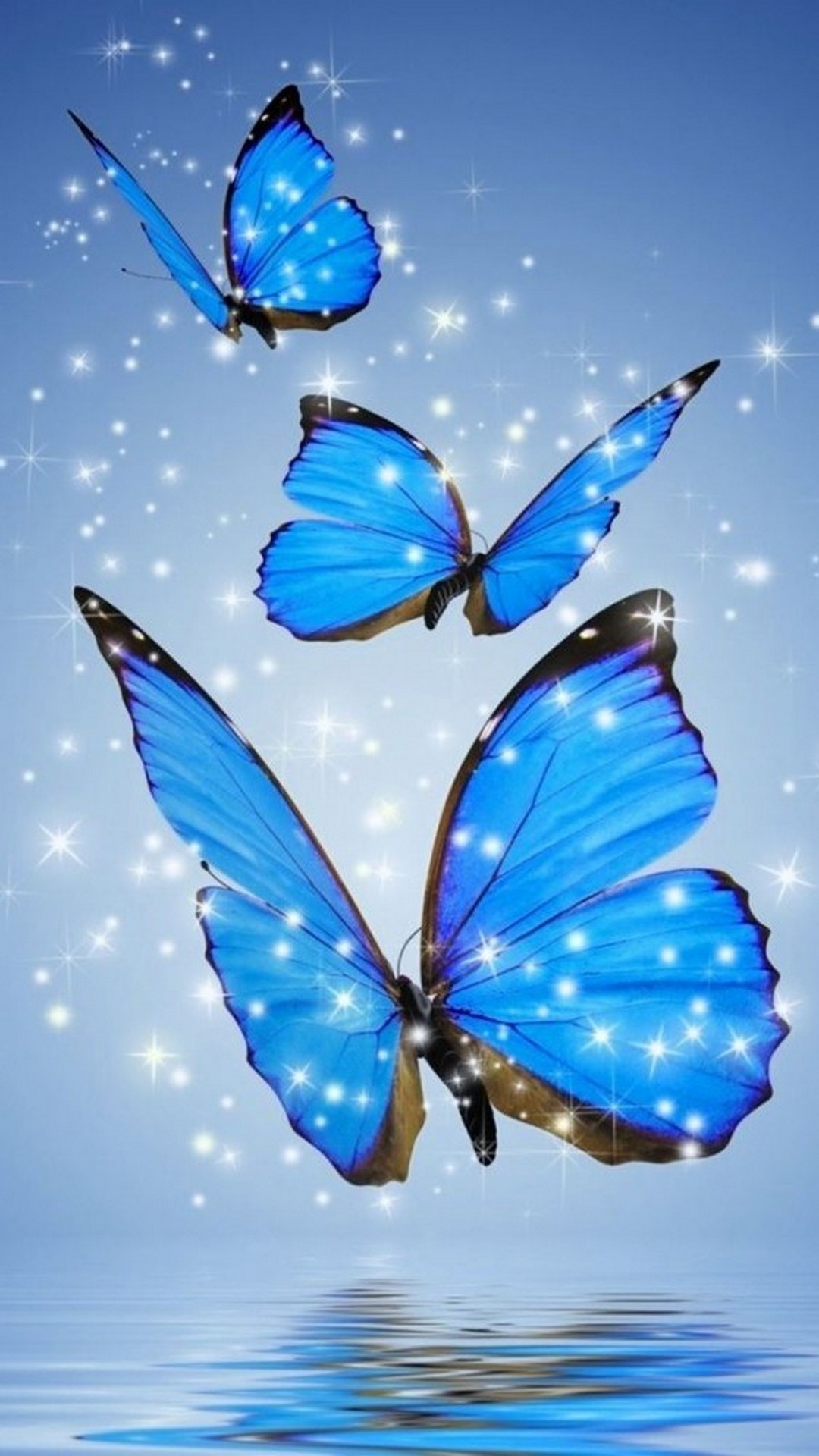 farfalla wallpaper mobile,la farfalla,blu,insetto,natura,falene e farfalle