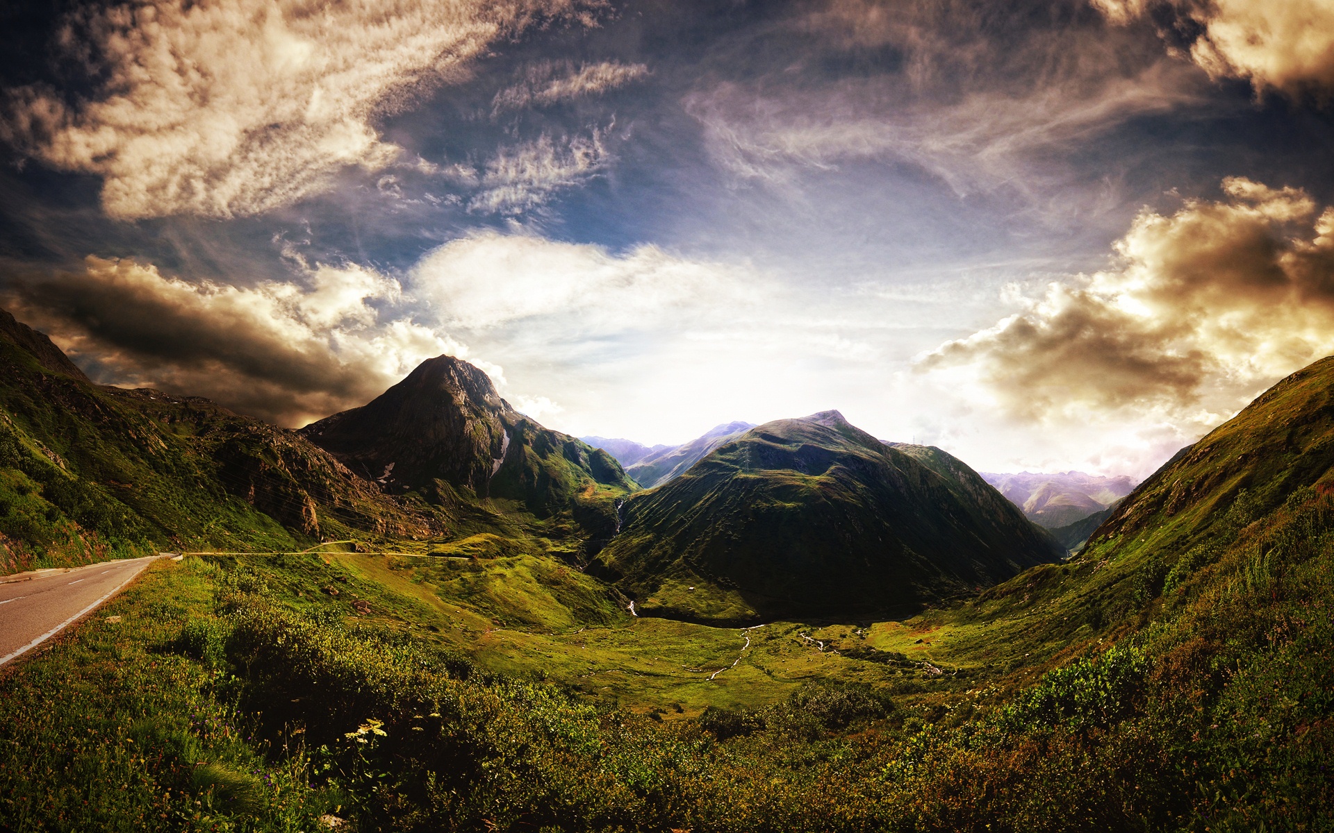 山の写真の壁紙,山,自然の風景,自然,空,丘