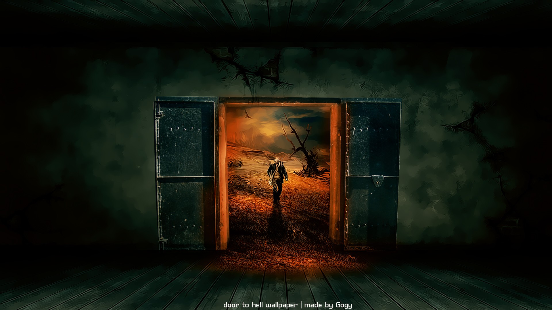 the doors wallpaper,action adventure game,pc game,darkness,adventure game,screenshot