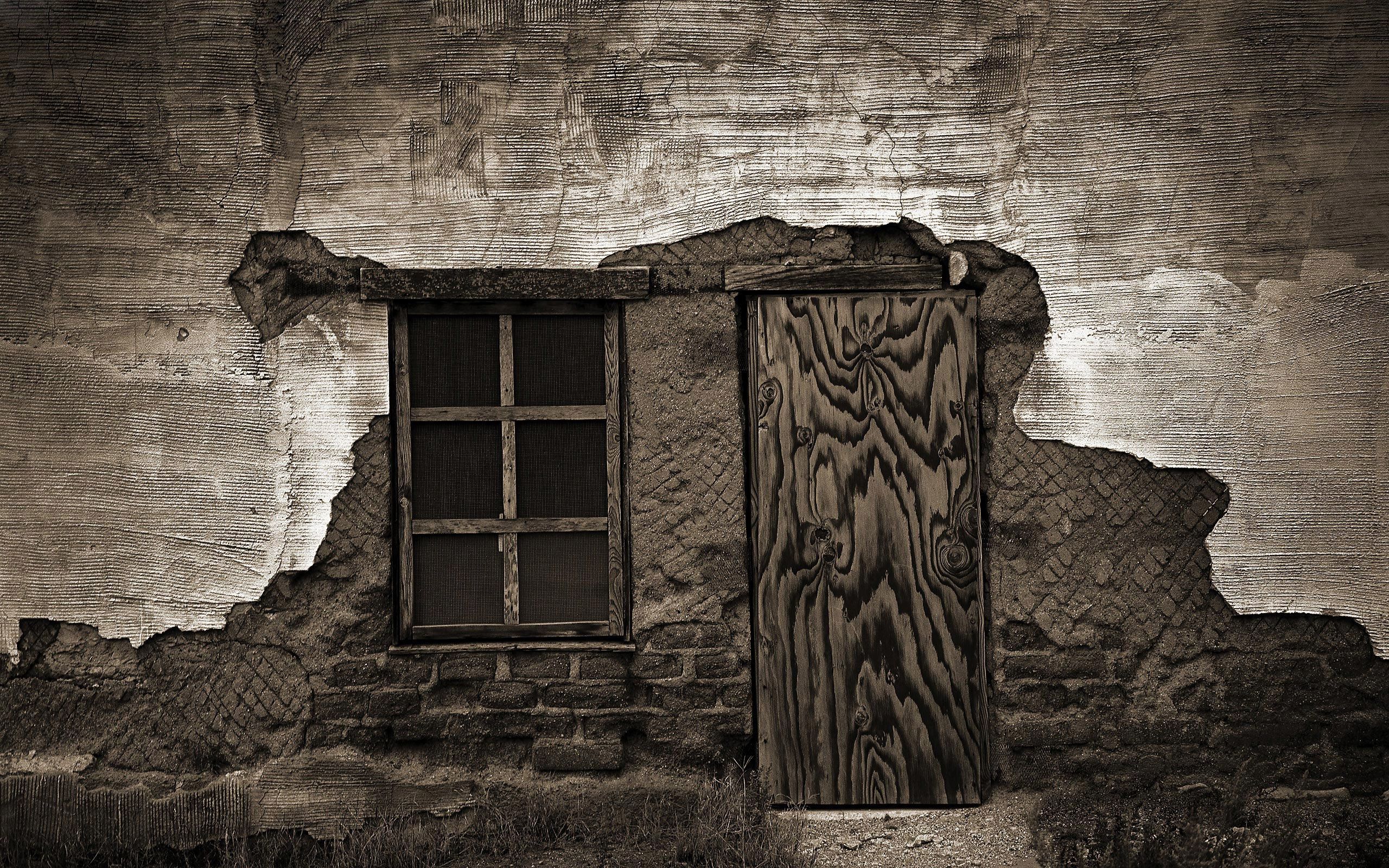 le papier peint portes,mur,noir et blanc,maison,bâtiment,monochrome