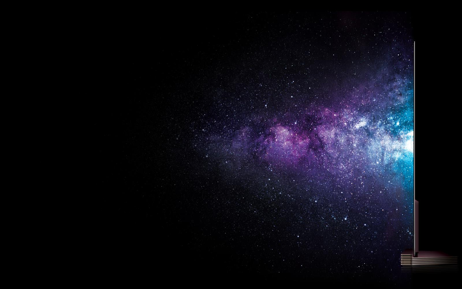 黒oled壁紙 紫の 銀河 天体 バイオレット 闇 8655 Wallpaperuse