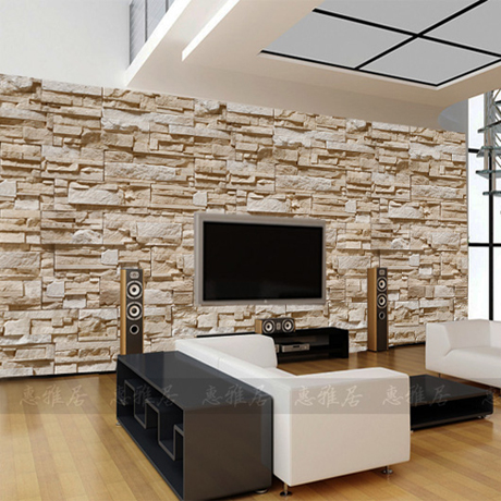 wallpaper behind tv,living room,wall,room,furniture,brick
