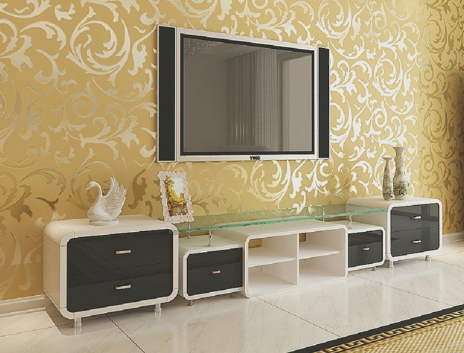 tv unit wallpaper,furniture,room,wall,property,interior design