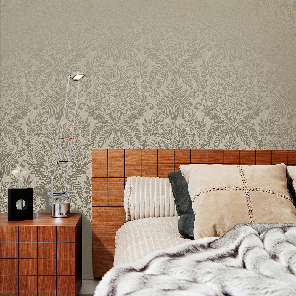 Crown Signature Damask Wallpaper M1066 Wallpaper WallpaperUse