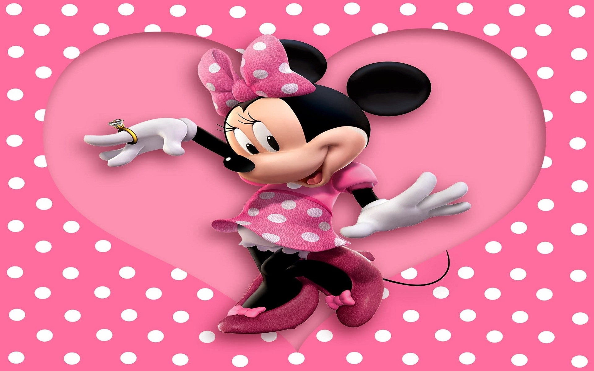 wallpaper mini mouse,cartoon,animated cartoon,pink,clip art,illustration