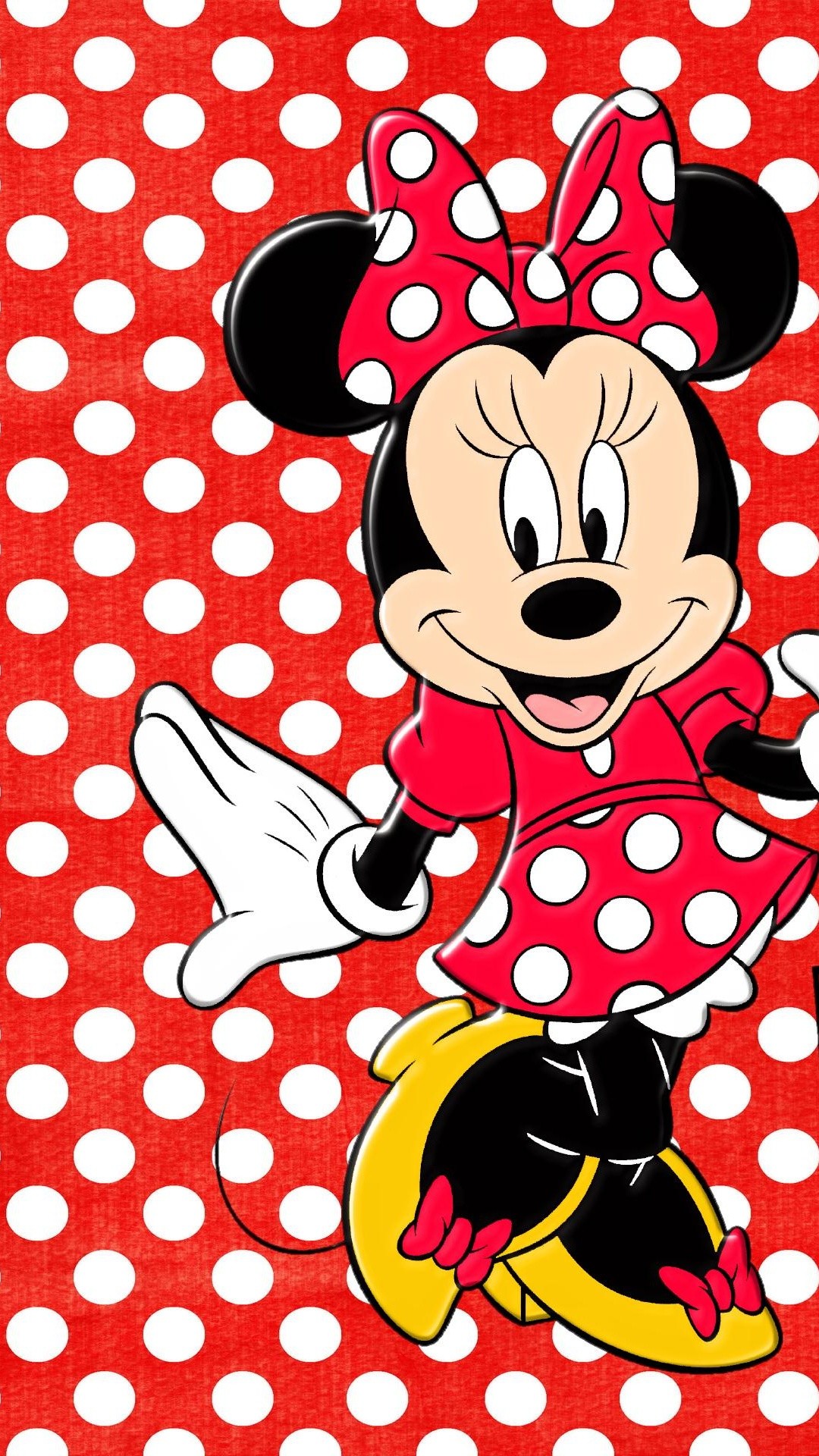 wallpaper mini mouse,cartoon,pattern,clip art,polka dot,design