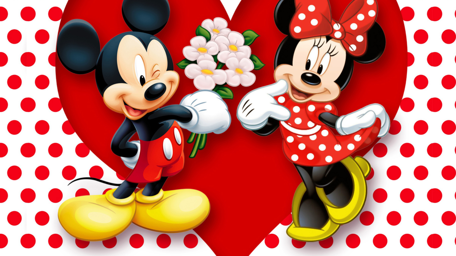 mickey und minnie mouse wallpaper kostenlos,karikatur,animierter cartoon,clip art,erfundener charakter,herz