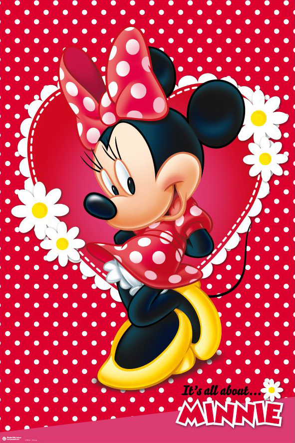 Fond D Ecran De Minnie Dessin Anime Clipart Modele A Pois Conception Wallpaperuse