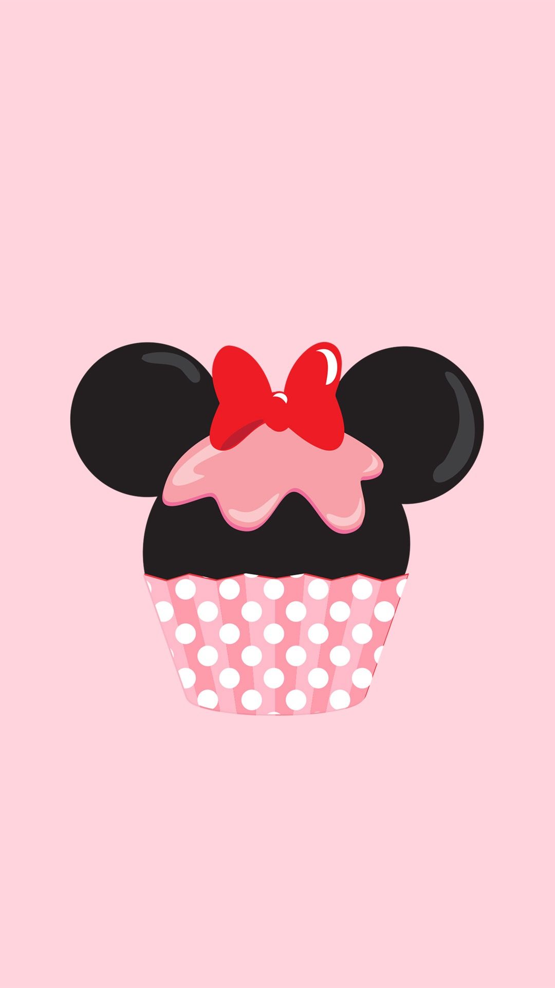 sfondo di minnie mouse per android,rosa,rosso,modello,a pois,design