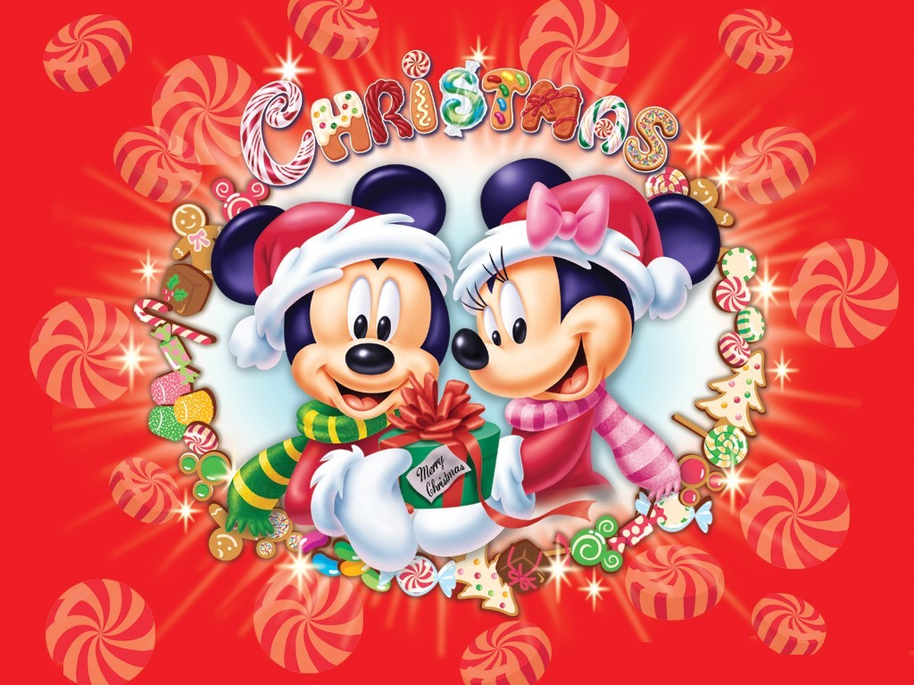 fond d'écran de noël mickey mouse,dessin animé,rouge,illustration,dessin animé,animation