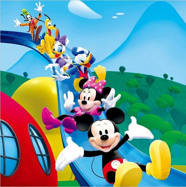 mickey mouse 3d wallpaper,cartoon,animated cartoon,fictional character,animation,illustration