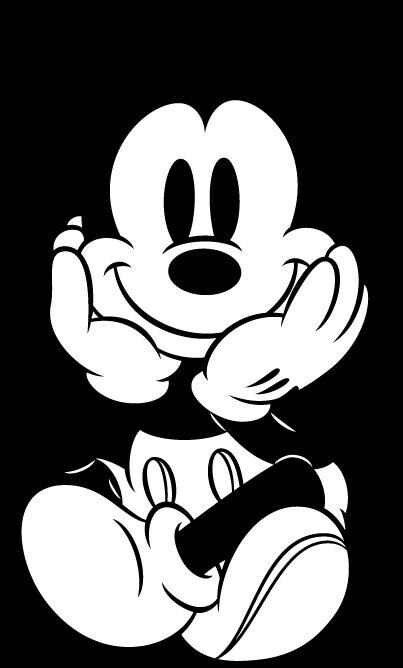 mickey mouse wallpaper black and white,cartoon,line art,black and white,animated cartoon,clip art