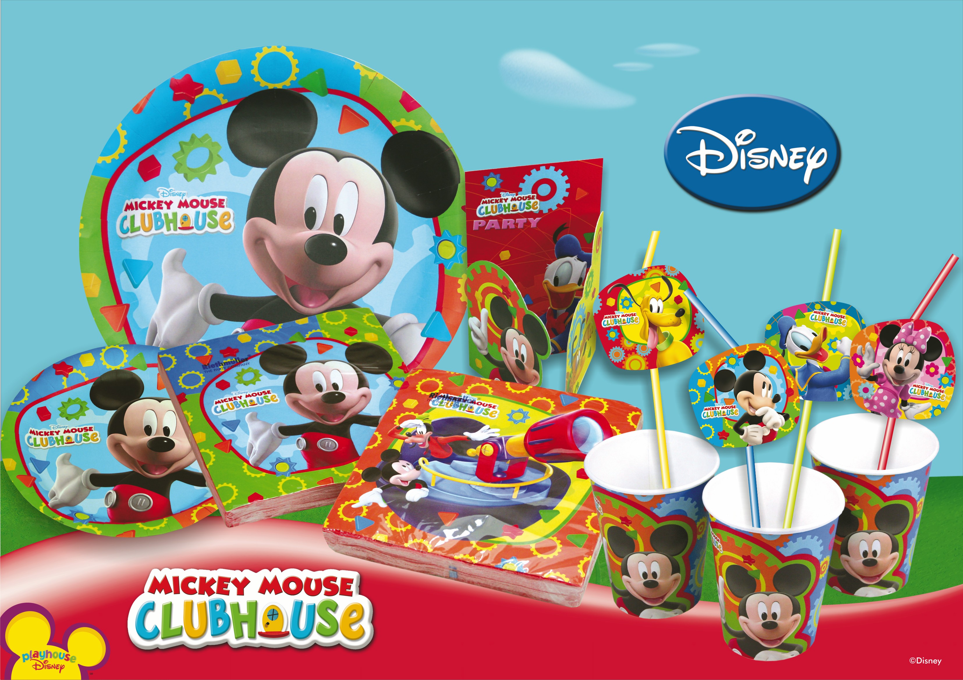 mickey mouse clubhouse wallpaper,cartoon,toy,animated cartoon,playset,fictional character