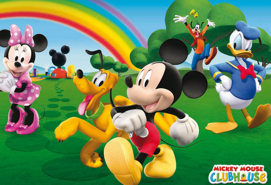 mickey mouse clubhouse wallpaper,animated cartoon,cartoon,animation,fun,fictional character
