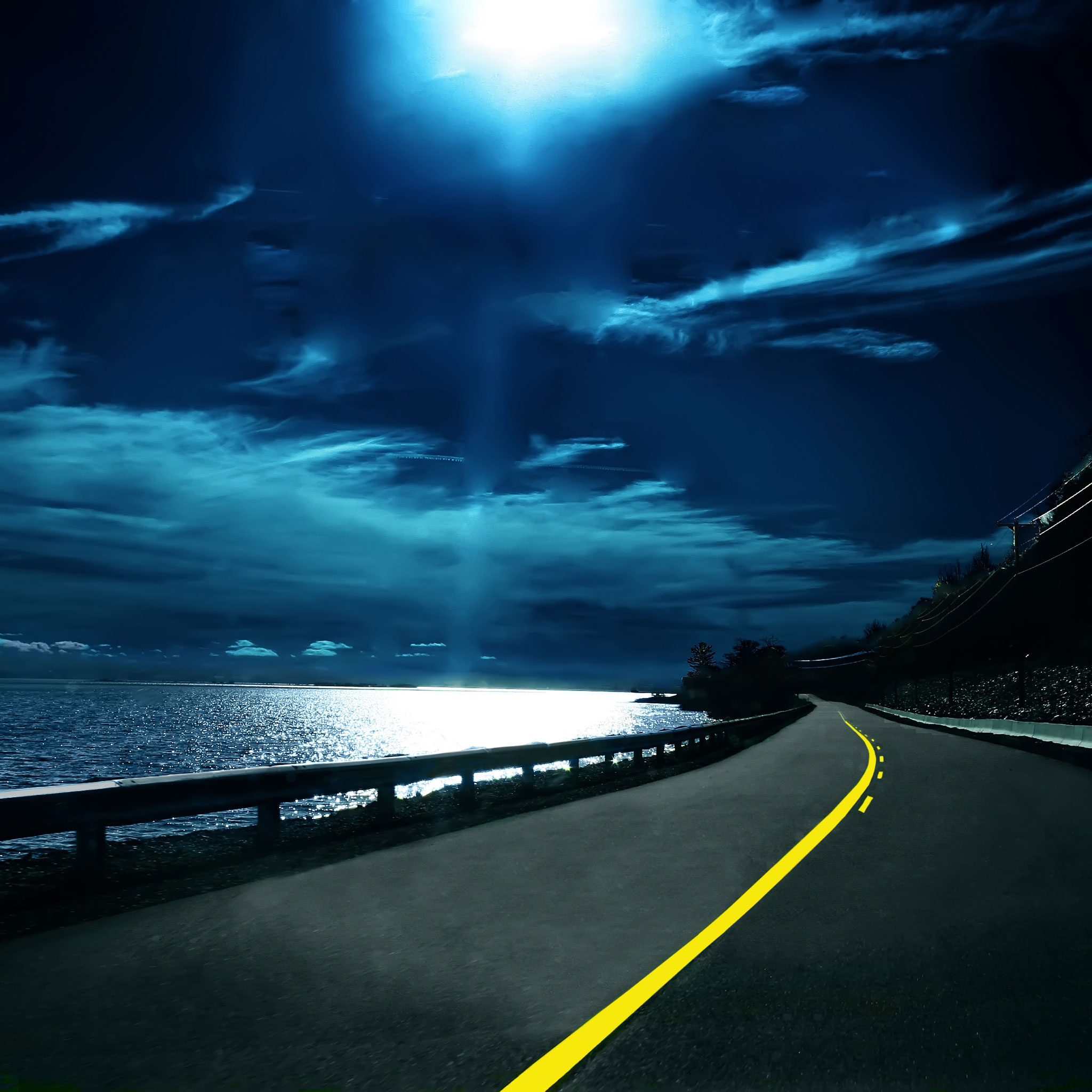 ipad wallpaper hd retina,sky,road,cloud,blue,light