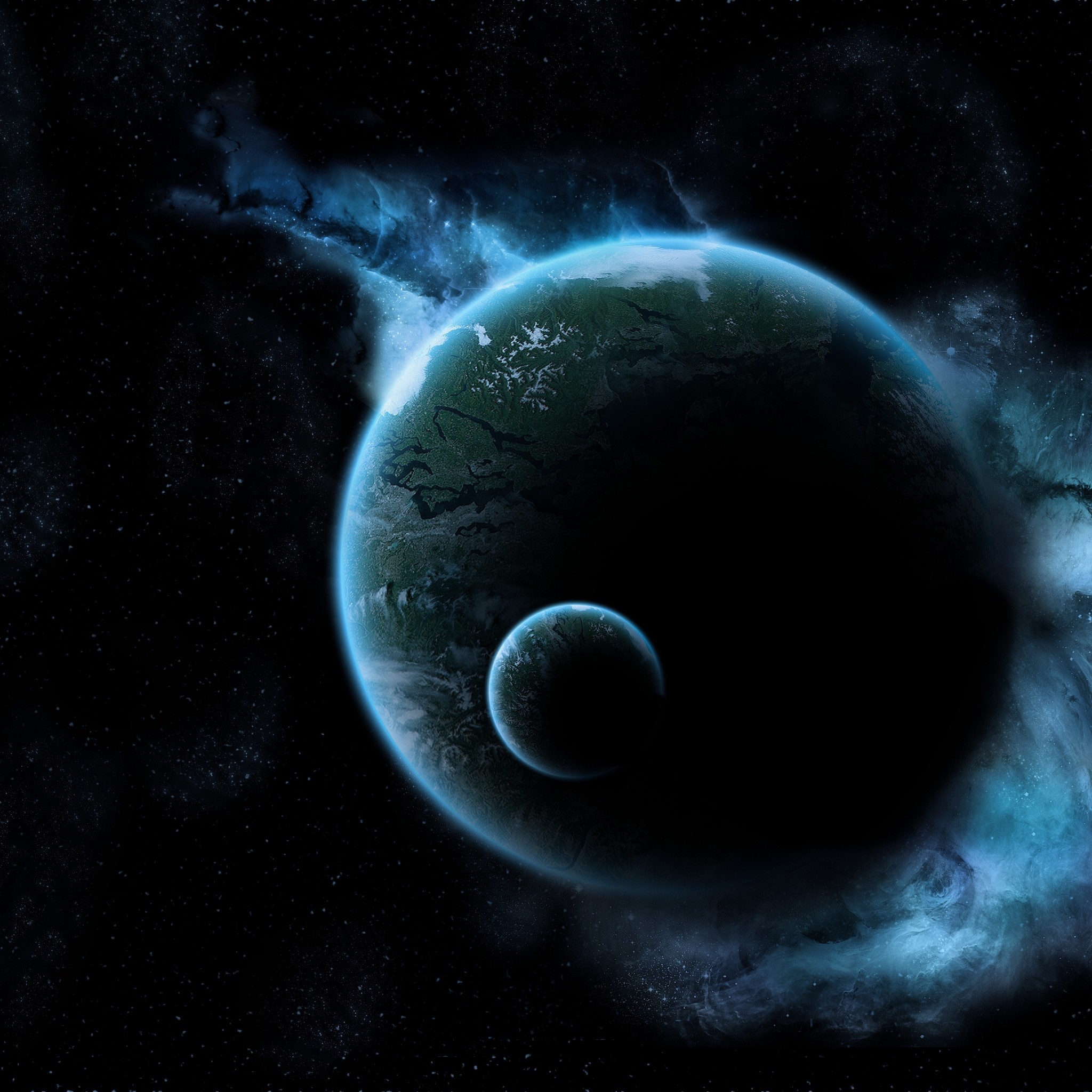 fond d'écran 2048x2048,cosmos,planète,objet astronomique,univers,atmosphère
