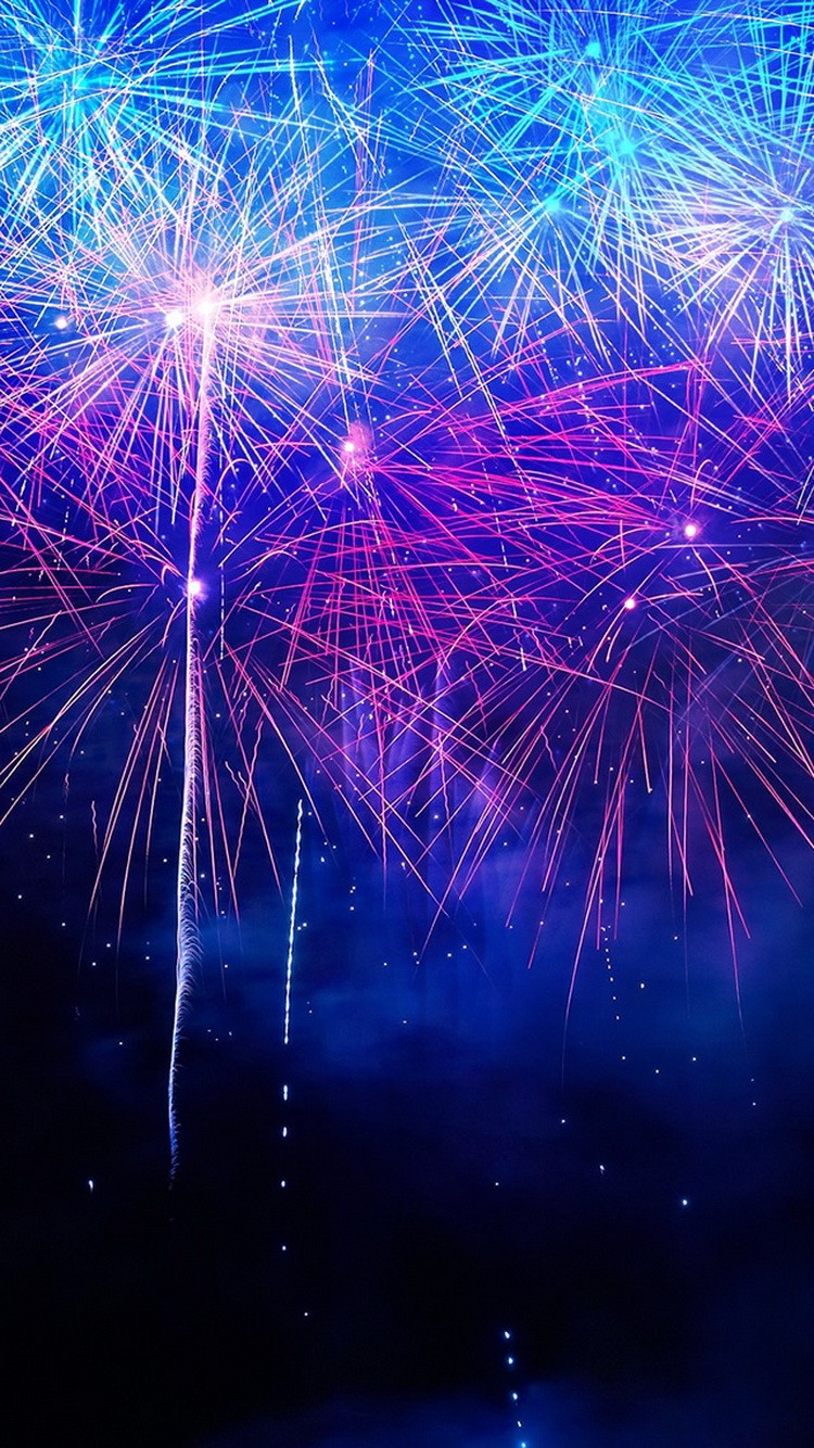 new iphone wallpaper hd,fireworks,sky,blue,electric blue,purple