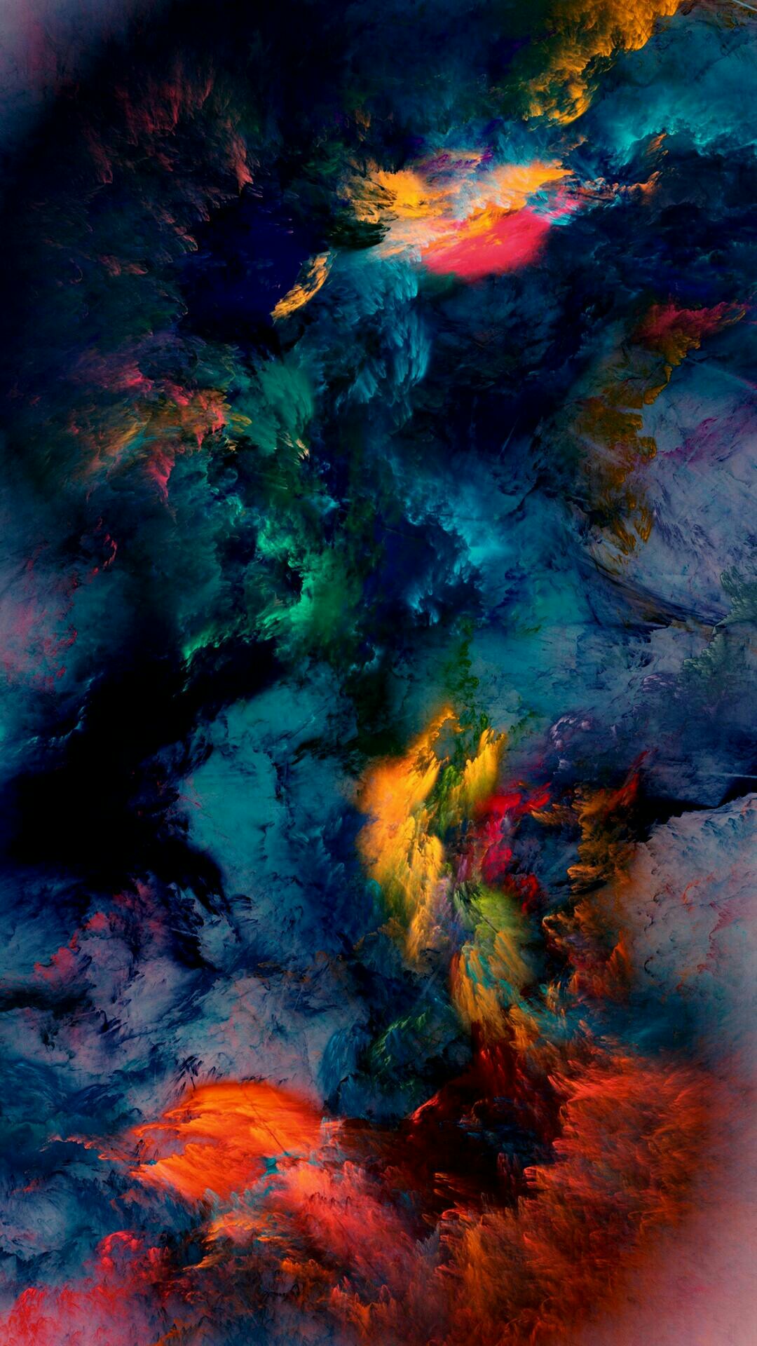 coole ios wallpaper,himmel,blau,wasser,gemälde,atmosphäre (#865474