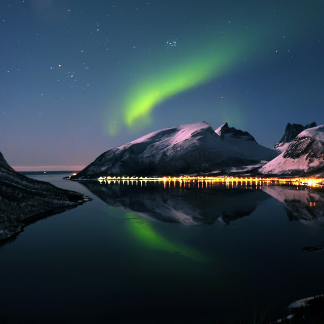 fondo de pantalla para ipad mini 4,cielo,naturaleza,aurora,paisaje natural,reflexión