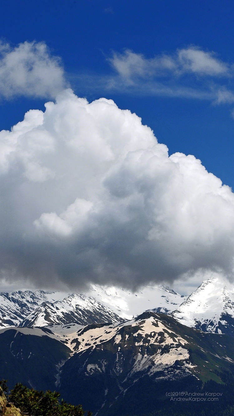 fondo de pantalla para iphone 6,cielo,nube,cúmulo,tiempo de día,cordillera